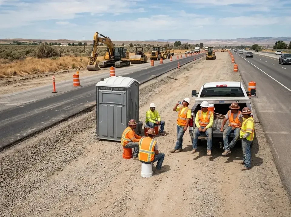highway-road-construction-crew-007 — frequently asked questions, Porta Potty and Restroom Rentals in Camanche, IA